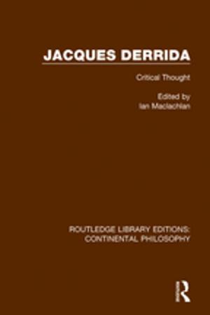Cover of the book Jacques Derrida by Jose Luis Bermudez
