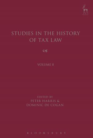 Cover of Studies in the History of Tax Law, Volume 8