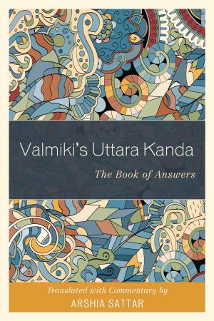 Book cover of Valmiki's Uttara Kanda