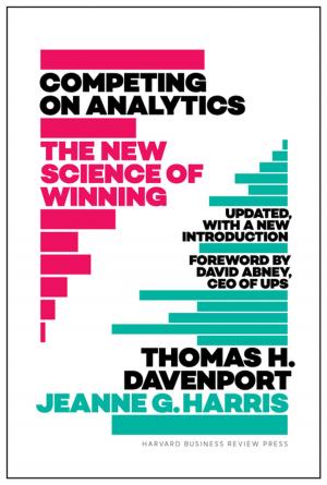Cover of the book Competing on Analytics: Updated, with a New Introduction by Harvard Business Review, Clayton M. Christensen, Michael E. Porter, Daniel Goleman, Peter F. Drucker