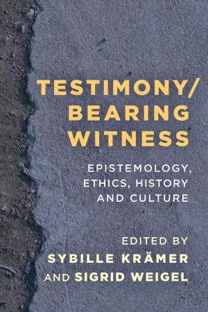 Cover of the book Testimony/Bearing Witness by Elina Penttinen, Lecturer in Gender Studies at the University of Helsinki, Anitta Kynsilehto