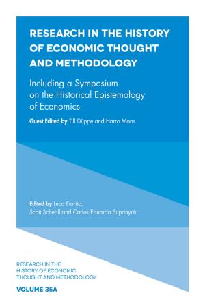 Cover of the book Including a Symposium on the Historical Epistemology of Economics by 