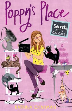 Cover of the book Secrets at the Cat Café by Holly Webb, Kate Pankhurst Kate Pankhurst