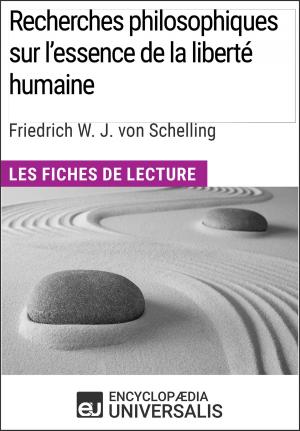 Cover of the book Recherches philosophiques sur l'essence de la liberté humaine de Schelling by Pat Jourdan