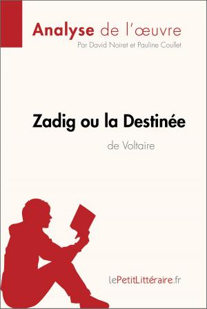 Cover of the book Zadig ou la Destinée de Voltaire (Analyse de l'oeuvre) by Dominique Coutant-Defer, lePetitLittéraire.fr