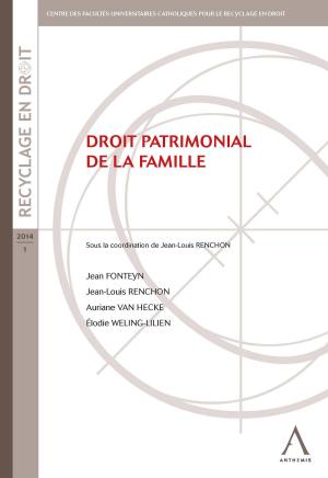 Cover of the book Droit patrimonial de la famille by Stéphane Hoebeke