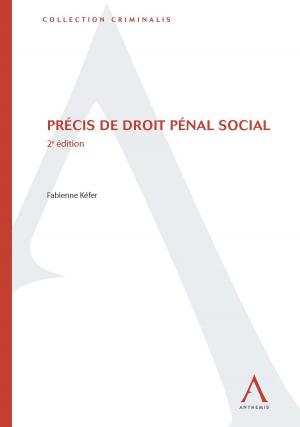 Cover of the book Précis de droit pénal social by Collectif, Vanessa Franssen, Adrien Masset
