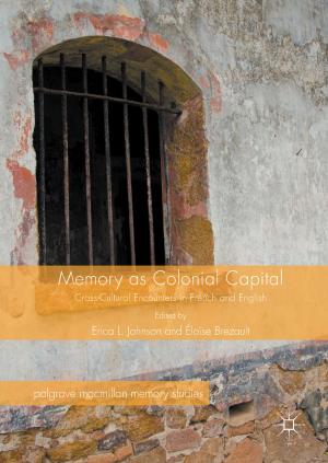Cover of the book Memory as Colonial Capital by Neil Dempster, Tony Townsend, Greer Johnson, Anne Bayetto, Susan Lovett, Elizabeth Stevens