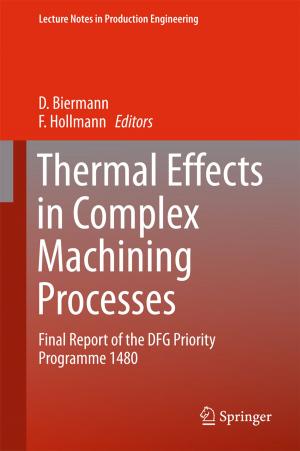 Cover of the book Thermal Effects in Complex Machining Processes by Antonio Avilés, Yolanda  Moreno, Manuel González, Jesús M.F. Castillo, Félix Cabello Sánchez