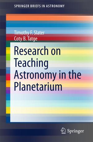 Book cover of Research on Teaching Astronomy in the Planetarium