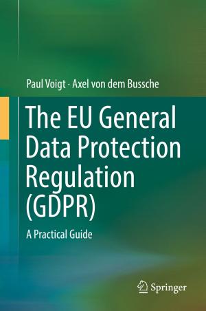 Cover of the book The EU General Data Protection Regulation (GDPR) by 