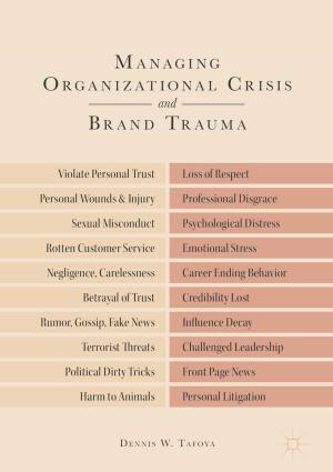 Cover of the book Managing Organizational Crisis and Brand Trauma by Yizhak Marcus