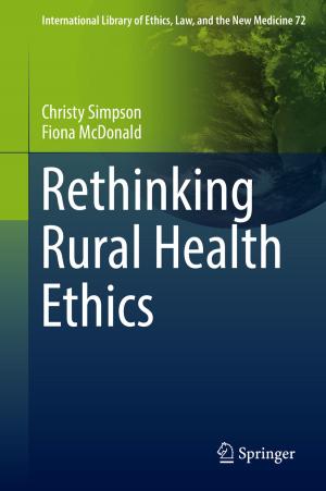 Cover of the book Rethinking Rural Health Ethics by 