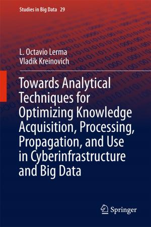 Cover of the book Towards Analytical Techniques for Optimizing Knowledge Acquisition, Processing, Propagation, and Use in Cyberinfrastructure and Big Data by Fábio A. O.  Fernandes, Ricardo J. Alves de Sousa, Mariusz Ptak