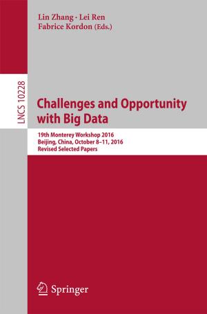 Cover of the book Challenges and Opportunity with Big Data by Bernhard V. K. J. Schmidt