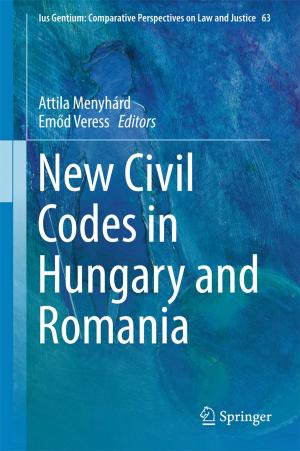 Cover of the book New Civil Codes in Hungary and Romania by Giampaolo Cicogna