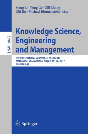 Cover of the book Knowledge Science, Engineering and Management by Guanrong Chen, Yang Lou