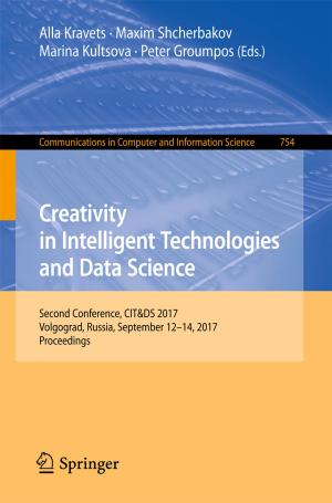 Cover of the book Creativity in Intelligent Technologies and Data Science by 