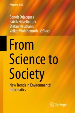 Cover of the book From Science to Society by Junjie Gu, Zhongxue Gan