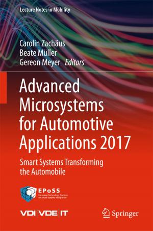 Cover of the book Advanced Microsystems for Automotive Applications 2017 by Sureshkumar V. Subramanian, Rudra Dutta