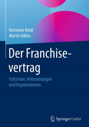 Book cover of Der Franchisevertrag