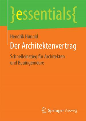 Cover of the book Der Architektenvertrag by Bettina Berg