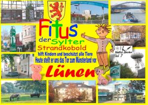 Cover of the book Fitus, der Sylter Strandkobold - Heute stellt er uns das Tor zum Münsterland vor: Lünen by Rainer Dirnberger