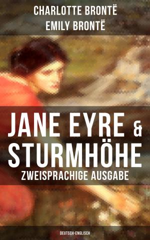 Book cover of Jane Eyre & Sturmhöhe (Zweisprachige Ausgabe: Deutsch-Englisch)