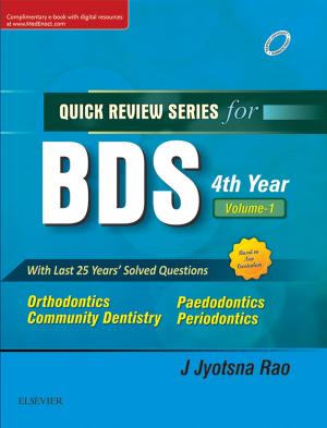 Cover of the book QRS for BDS IV Year, Vol 1- E Book by Aradhana Bela Sood, MD, MSHA, Jim Hudziak, MD