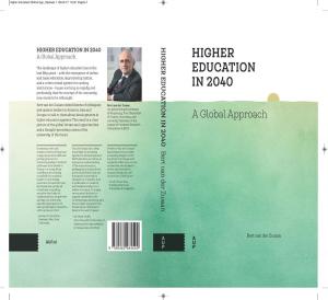 Cover of the book Higher Education in 2040 by Hans Luiten, Sven de Graaf