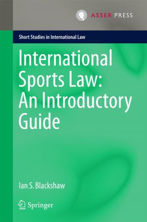 Cover of the book International Sports Law: An Introductory Guide by Stephen Weatherill