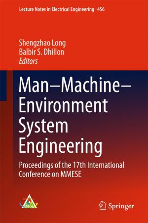 Cover of the book Man–Machine–Environment System Engineering by David Zhang, Yong Xu, Wangmeng Zuo