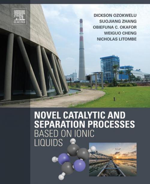 Cover of the book Novel Catalytic and Separation Processes Based on Ionic Liquids by Dickson Ozokwelu, Suojiang Zhang, Obiefuna Okafor, Weiguo Cheng, Nicholas Litombe, Elsevier Science