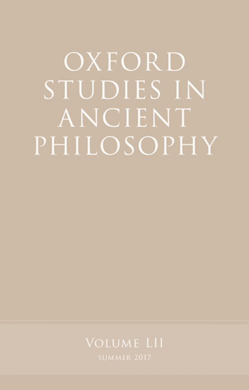 Cover of the book Oxford Studies in Ancient Philosophy, Volume 52 by , OUP Oxford