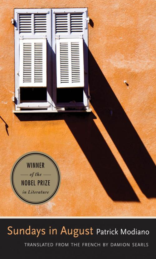 Cover of the book Sundays in August by Patrick Modiano, Yale University Press