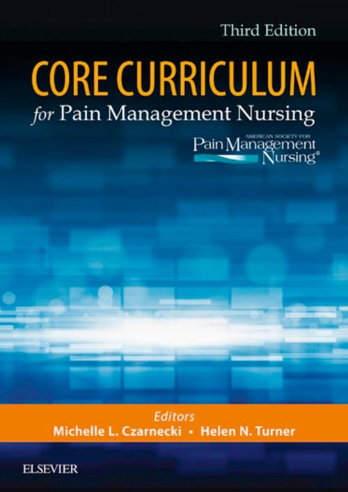 Cover of the book Core Curriculum for Pain Management Nursing - E-Book by ASPMN, Elsevier Health Sciences