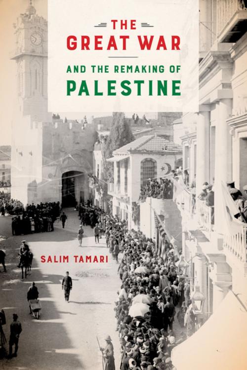 Cover of the book The Great War and the Remaking of Palestine by Salim Tamari, University of California Press