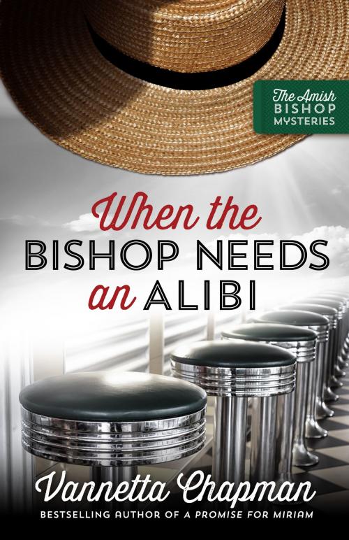 Cover of the book When the Bishop Needs an Alibi by Vannetta Chapman, Harvest House Publishers