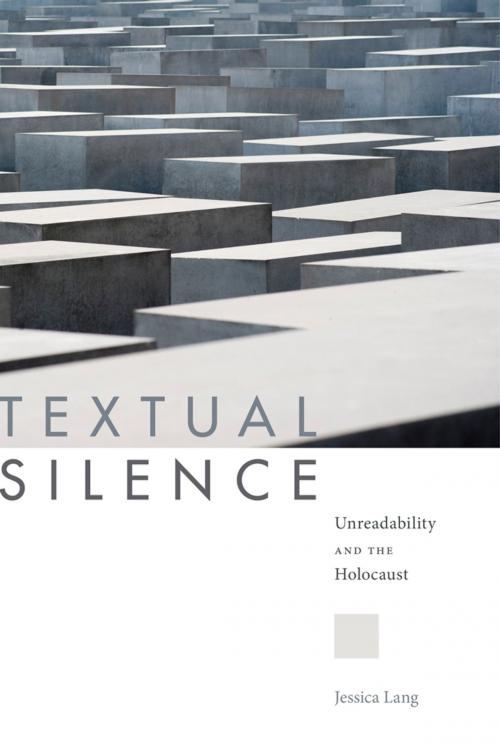 Cover of the book Textual Silence by Jessica Lang, Rutgers University Press