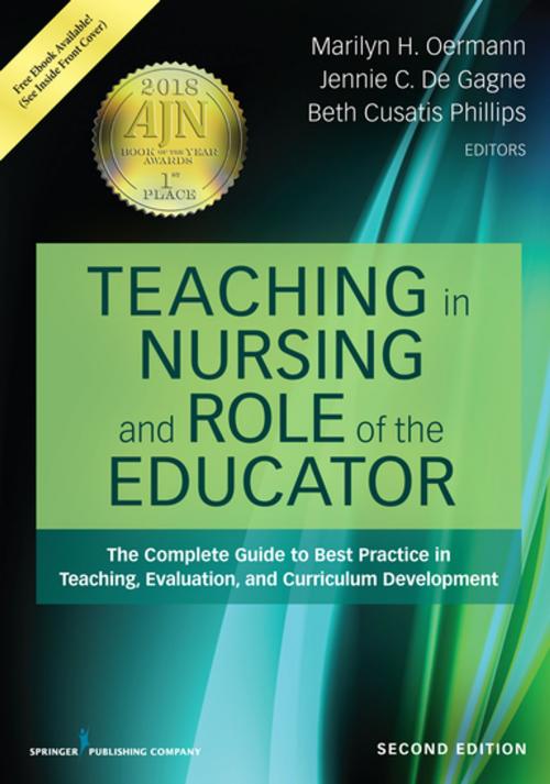 Cover of the book Teaching in Nursing and Role of the Educator, Second Edition by Marilyn H. Oermann, PhD, RN, ANEF, FAAN, Springer Publishing Company