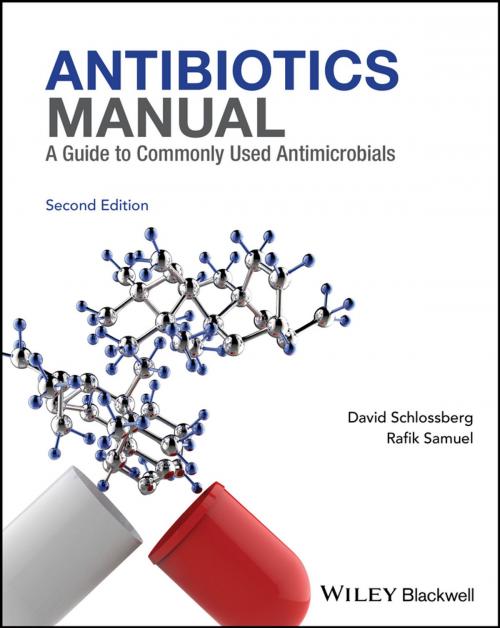 Cover of the book Antibiotics Manual by David L. Schlossberg, Rafik Samuel, Wiley