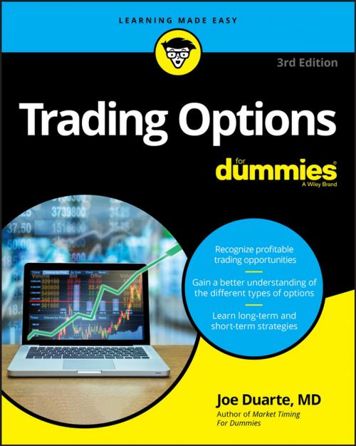 Cover of the book Trading Options For Dummies by Joe Duarte, Wiley