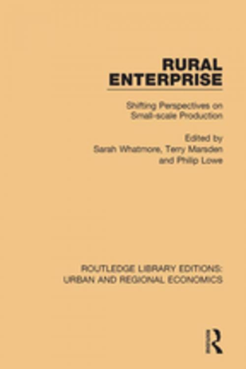 Cover of the book Rural Enterprise by , Taylor and Francis