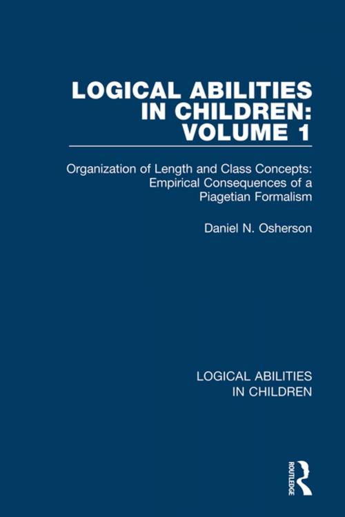 Cover of the book Logical Abilities in Children: Volume 1 by Daniel N. Osherson, Taylor and Francis