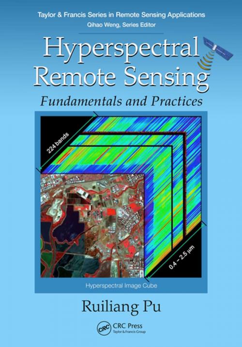 Cover of the book Hyperspectral Remote Sensing by Ruiliang Pu, CRC Press