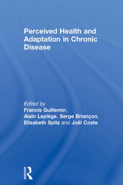 Cover of the book Perceived Health and Adaptation in Chronic Disease by , Taylor and Francis