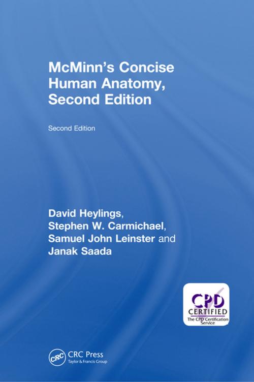 Cover of the book McMinn's Concise Human Anatomy by David Heylings, Stephen W. Carmichael, Samuel John Leinster, Janak Saada, CRC Press