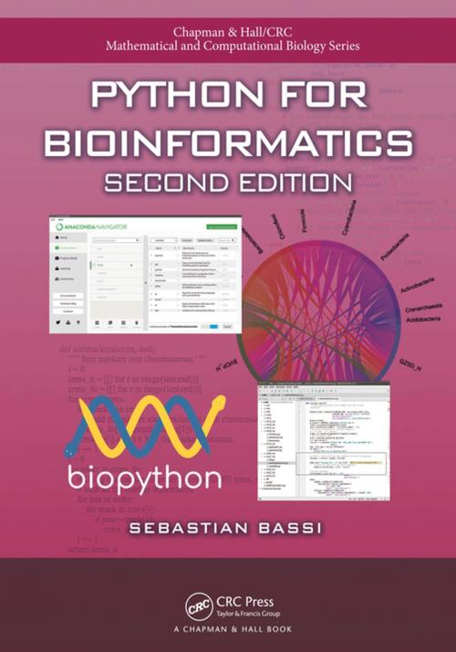 Cover of the book Python for Bioinformatics by Sebastian Bassi, CRC Press