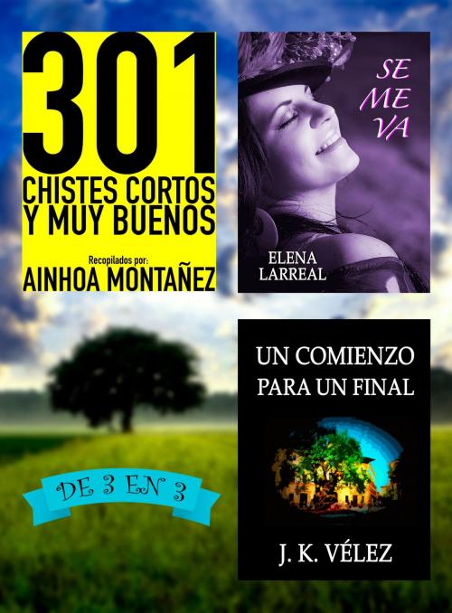Cover of the book 301 Chistes Cortos y Muy Buenos + Se me va + Un Comienzo para un Final. De 3 en 3 by Ainhoa Montañez, Elena Larreal, J. K. Vélez, PROMeBOOK