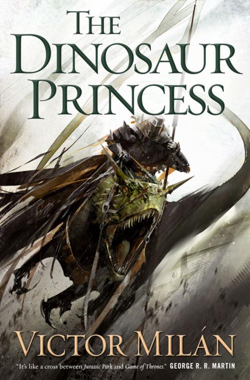 Cover of the book The Dinosaur Princess by Victor Milán, Tom Doherty Associates